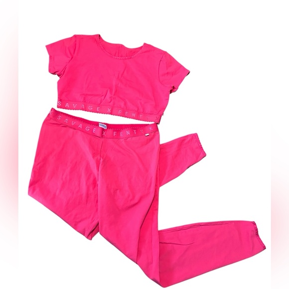 NWT Savage x Fenty pink lounge wear - Picture 2 of 3